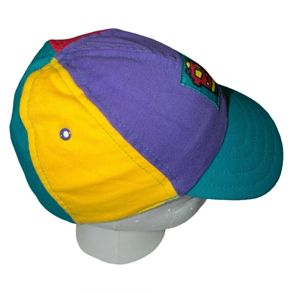 Vintage 80’s Gymboree 100% Cotton Colorful Train Kids Hat